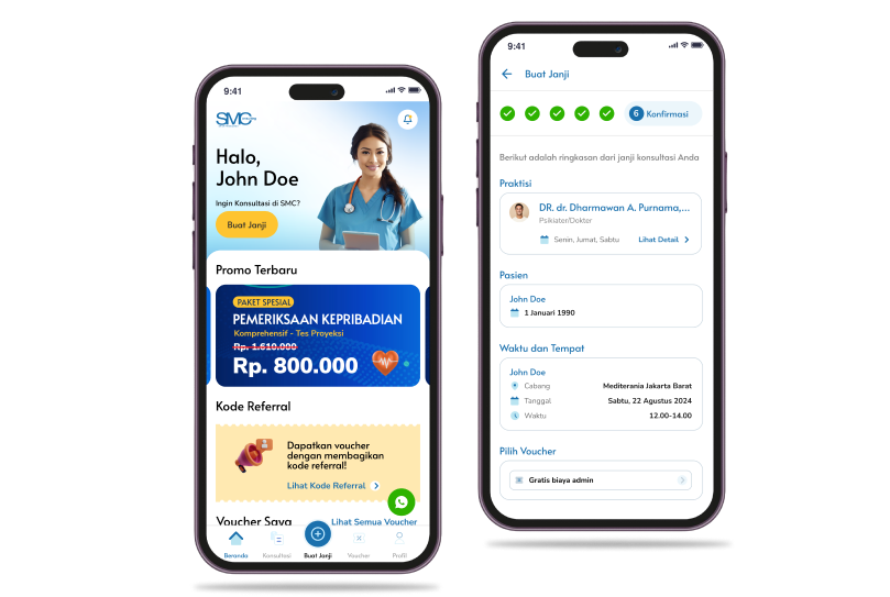 Easier consultation booking with Smart Mind Center App